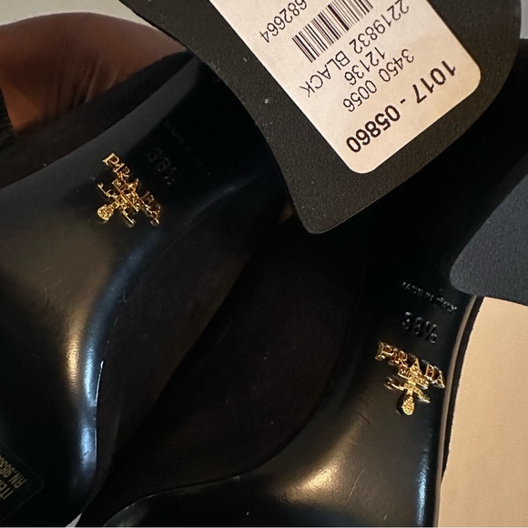 Prada High-Heeled Suede Leopard Slides - Picture 6 of 6